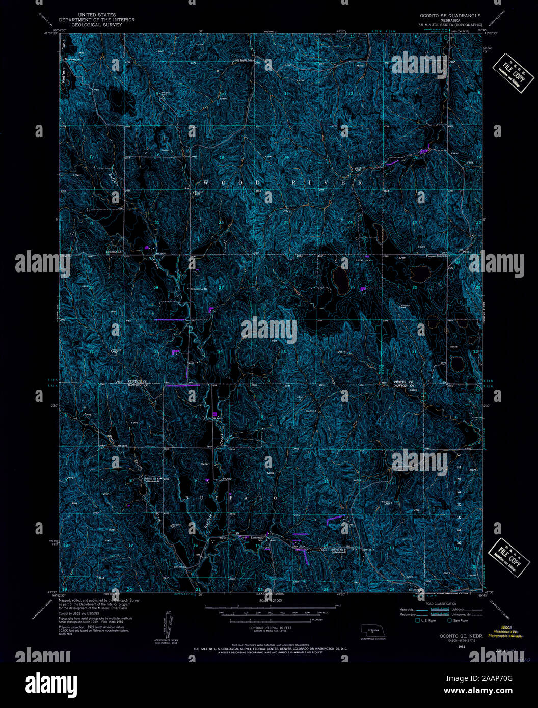 Map of oconto hi-res stock photography and images - Alamy
