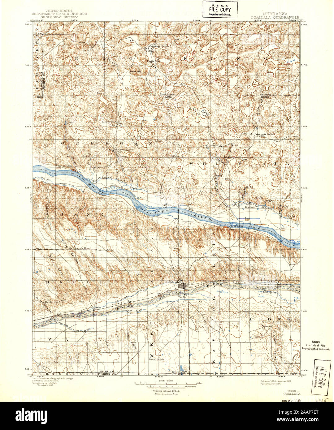 Ogallala nebraska maps hires stock photography and images Alamy
