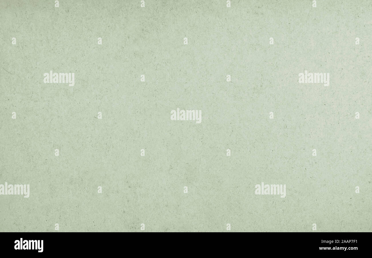 Green grainy paper background, texture. Stock Photo