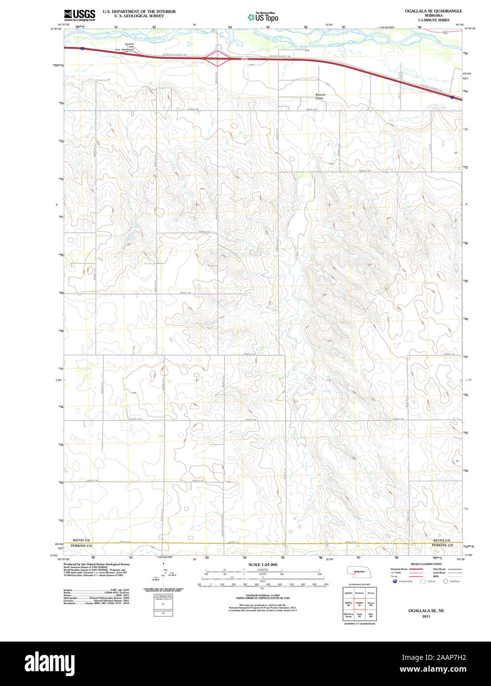 Ogallala nebraska maps hires stock photography and images Alamy