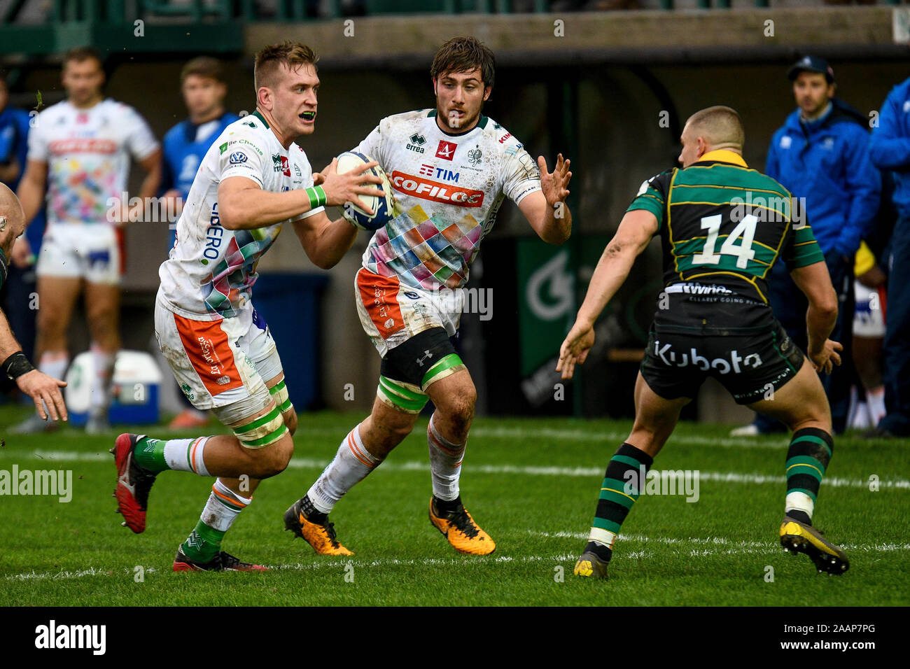 Federico Ruzza Rugby Player Federico ruzza treviso hi-res stock photography and images - Alamy
