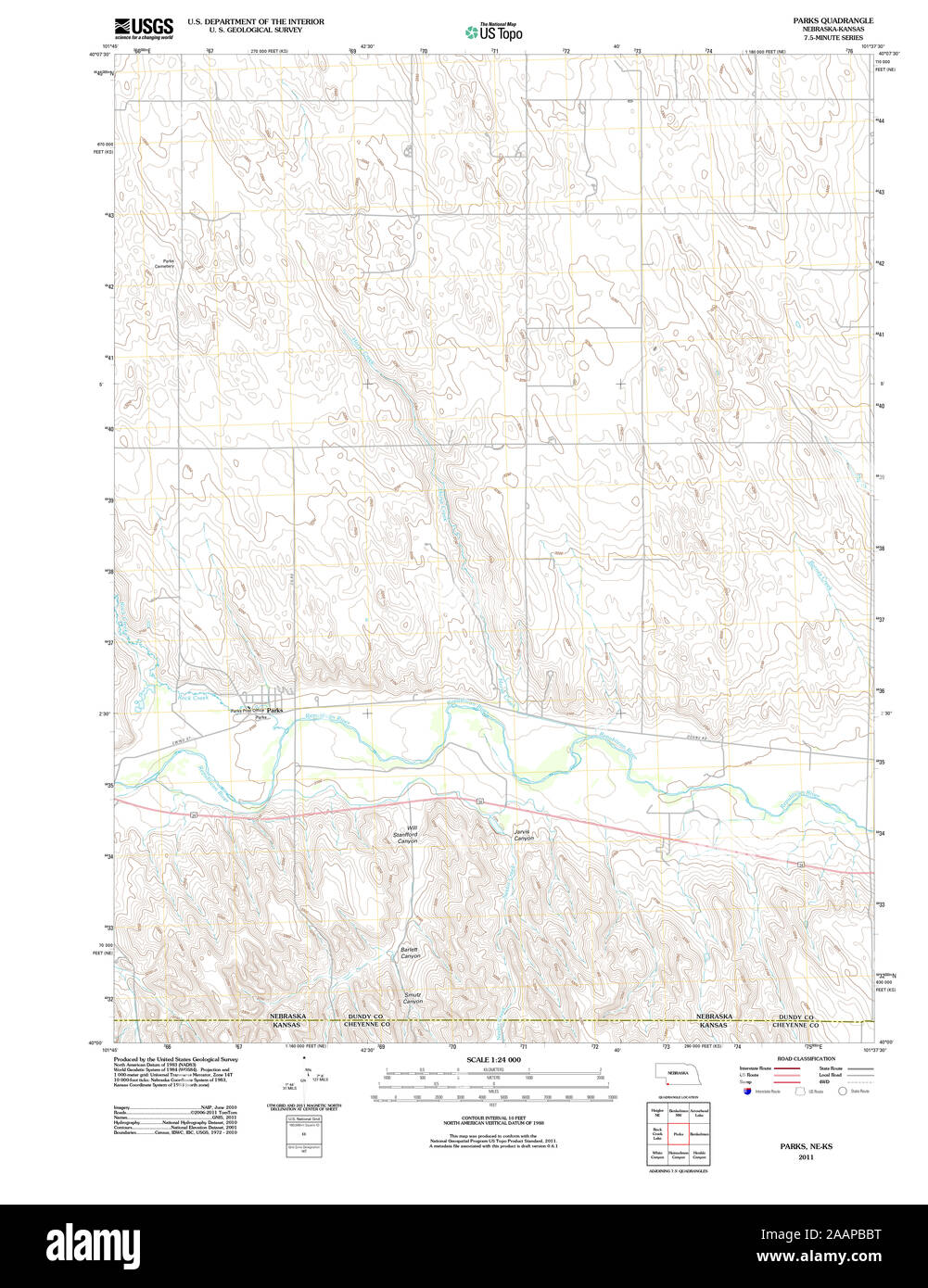 Map of parks nebraska hires stock photography and images Alamy