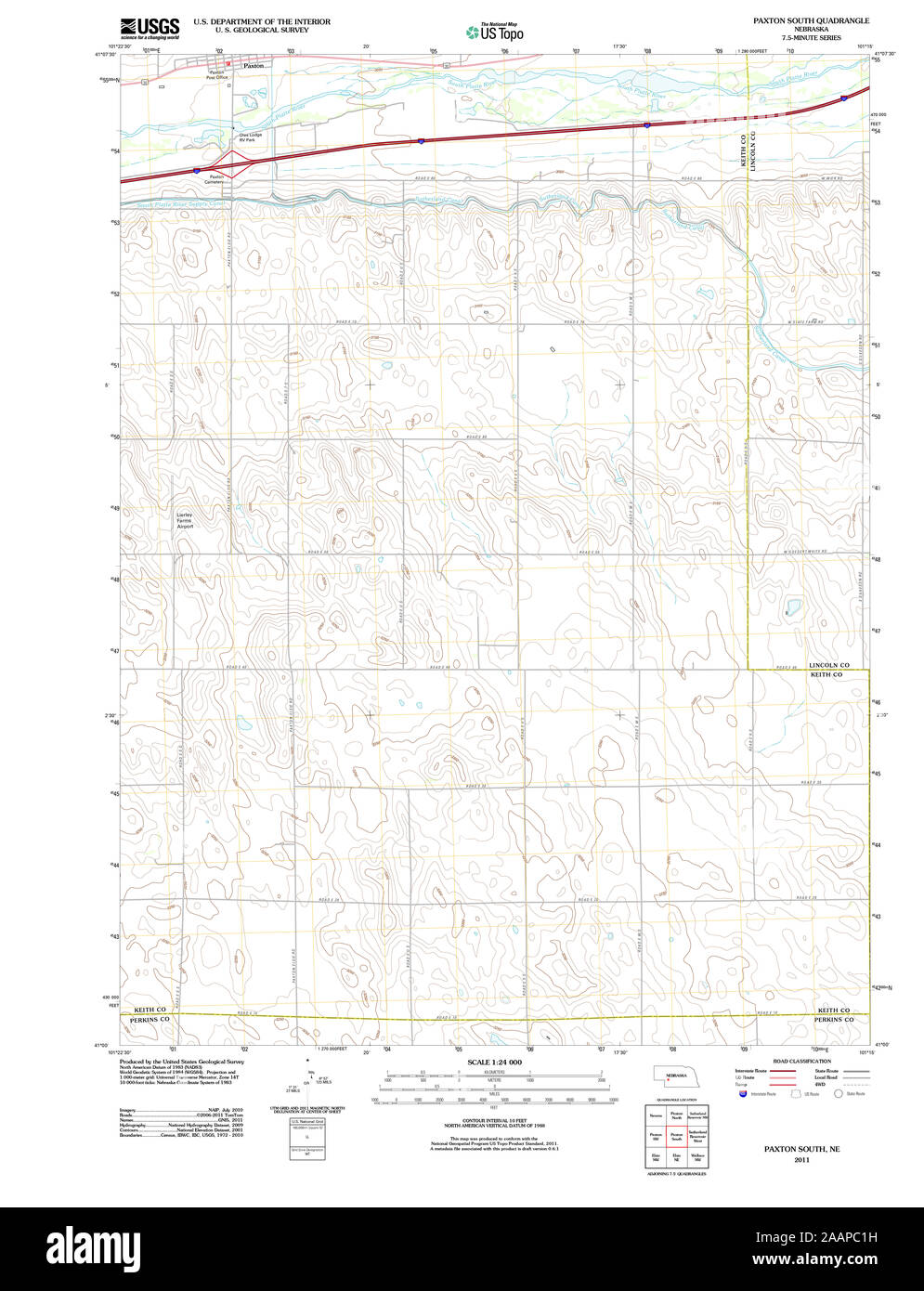 Paxton nebraska map Cut Out Stock Images & Pictures Alamy