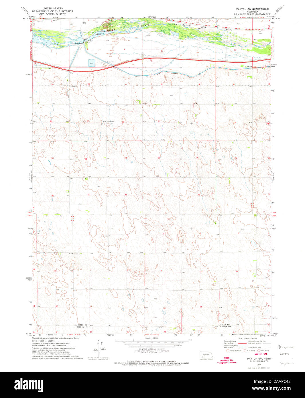 Paxton nebraska map Cut Out Stock Images & Pictures Alamy