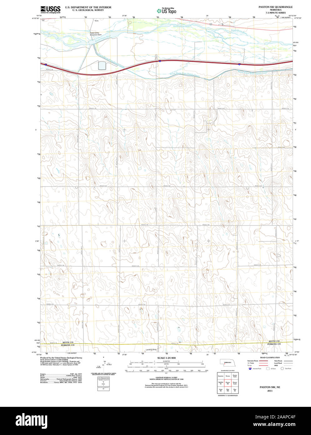 Paxton nebraska map Cut Out Stock Images & Pictures Alamy