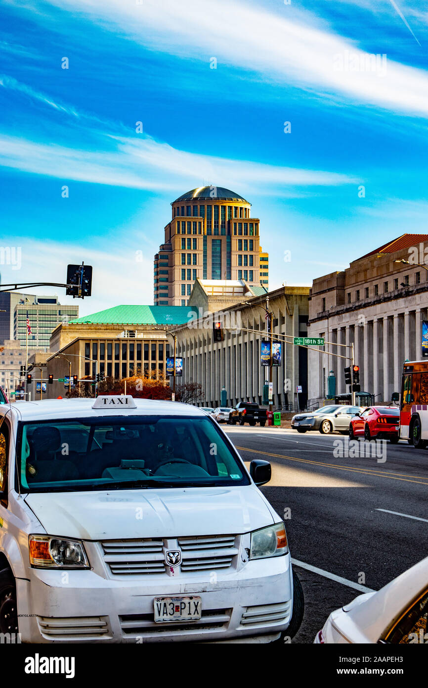 Taxi in St Louis Stock Photo Alamy