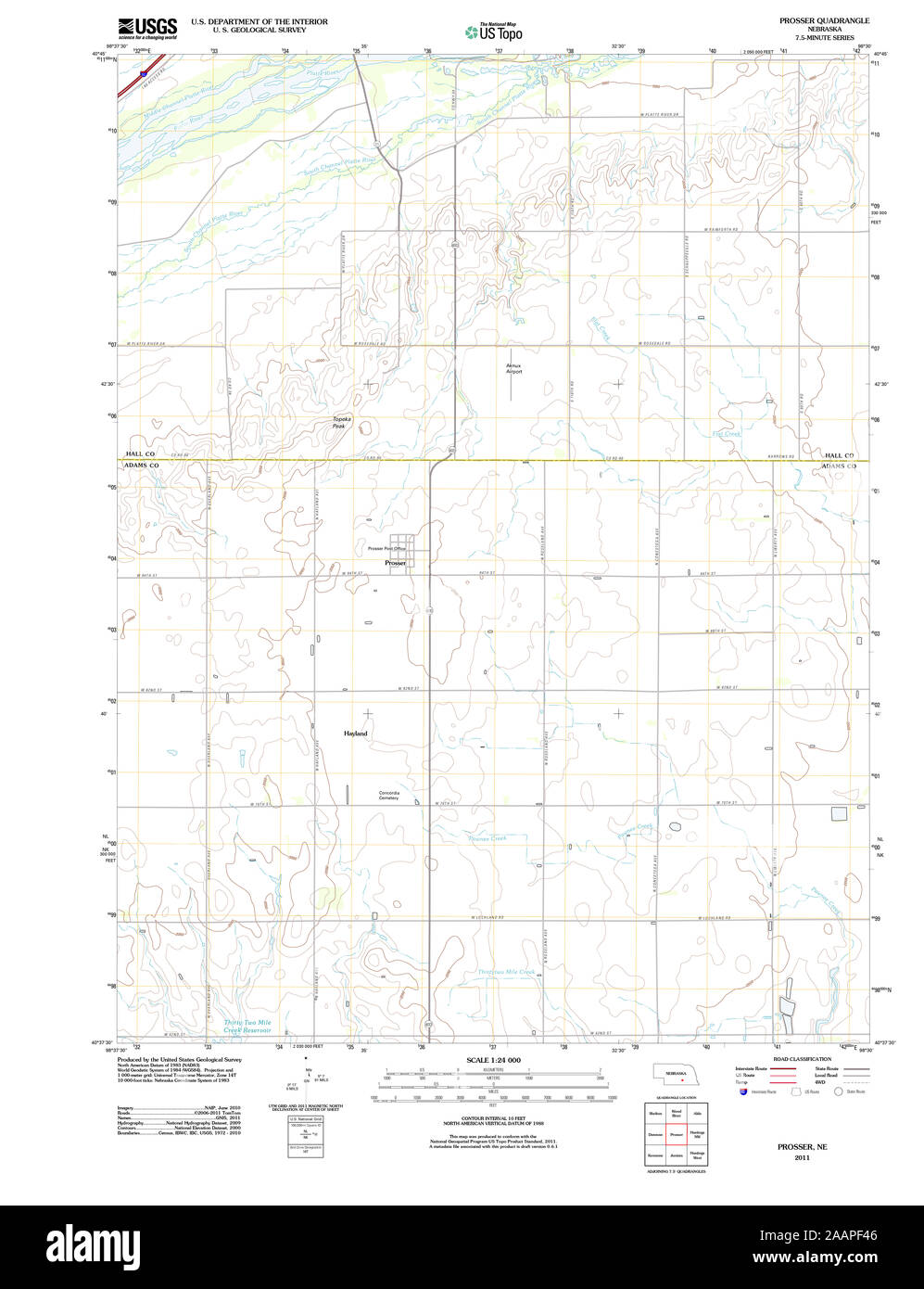 Map of prosser hires stock photography and images Alamy