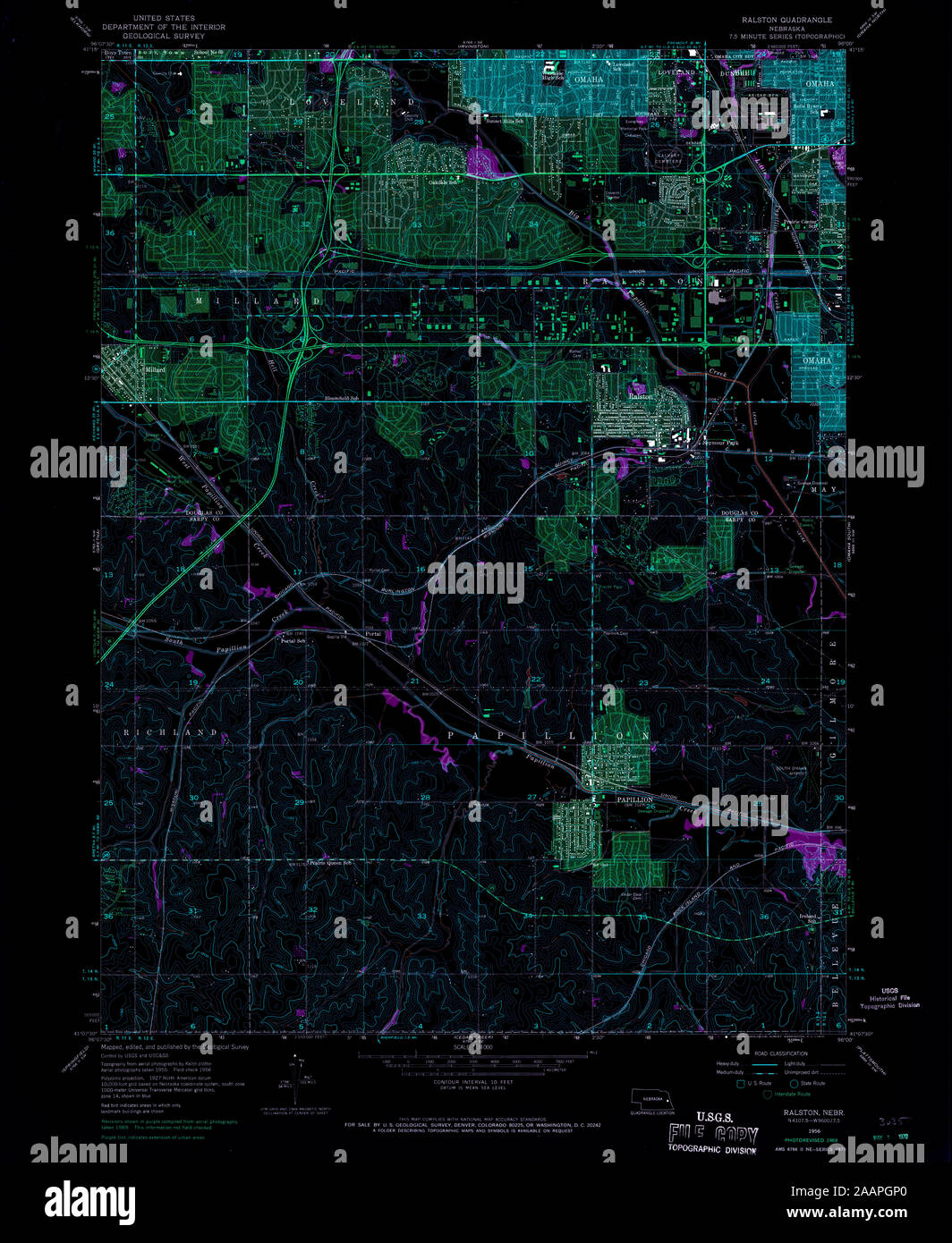 Ralston map hires stock photography and images Alamy