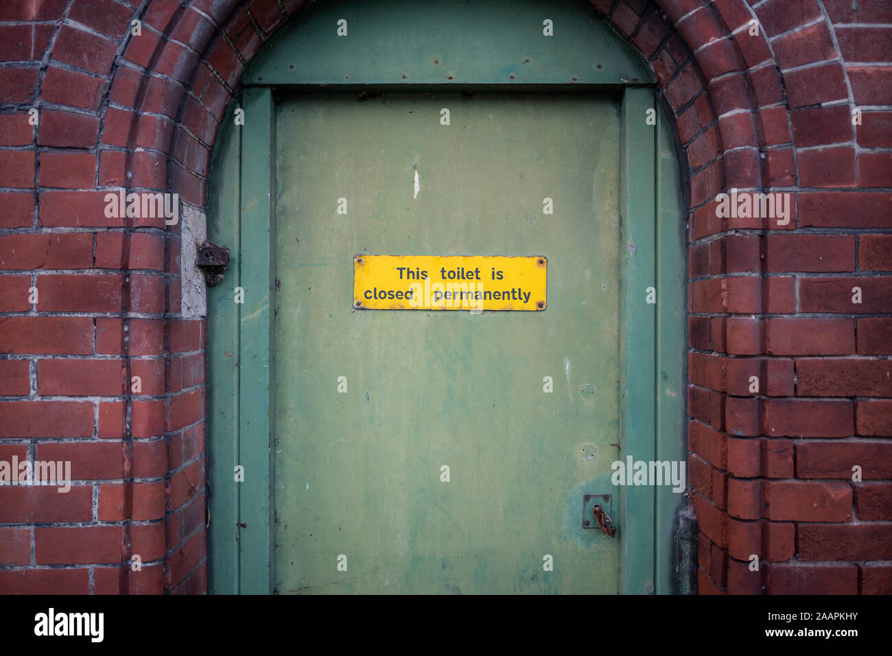 A derelict public toilet in Eastbourne Stock Photo Alamy
