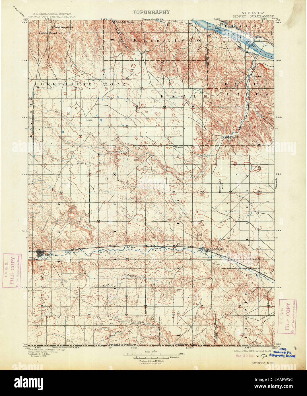 Sidney nebraska map hires stock photography and images Alamy