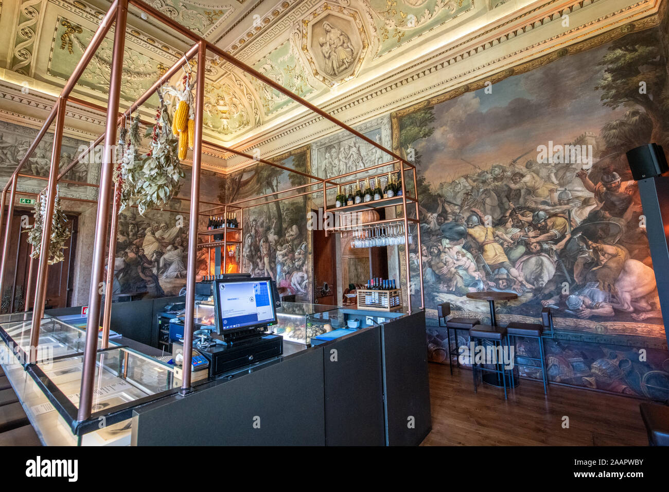 Bar Area of Palacio Chiado , Lisbon, Portugal Stock Photo Alamy