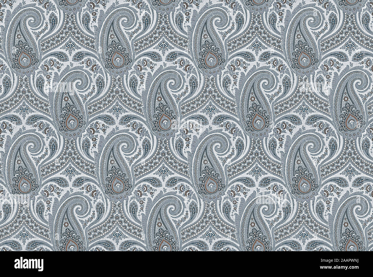 seamless paisley design grey background Stock Photo Alamy