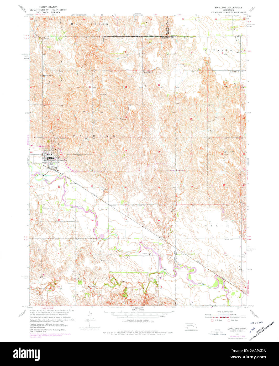 Map of spalding Cut Out Stock Images & Pictures Alamy