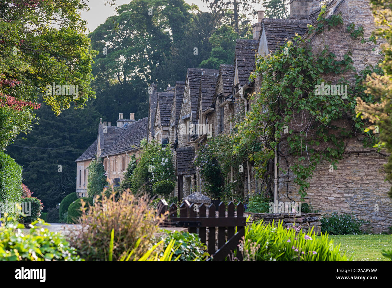 CASTLE COMBE, COTSWOLDS, UK MAY 26, 2018 Typical and picturesque