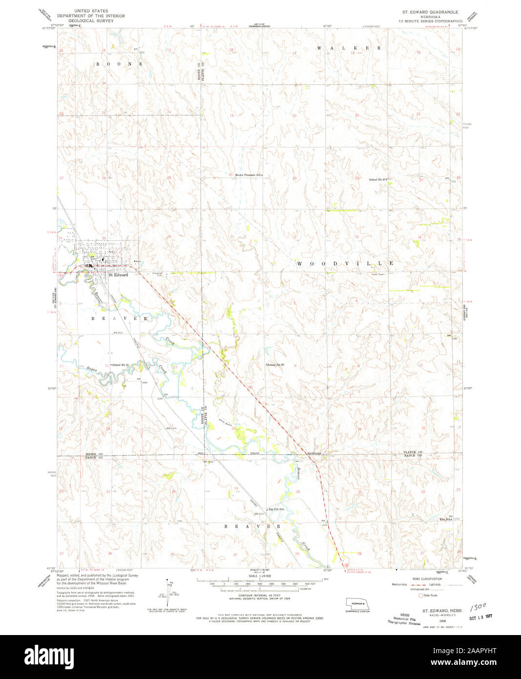 St edward nebraska map Cut Out Stock Images & Pictures Alamy