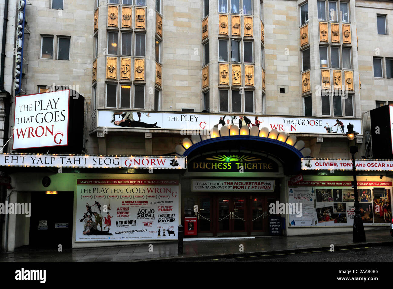 Exterior of the Duchess Theatre, West End theatre, Catherine Street