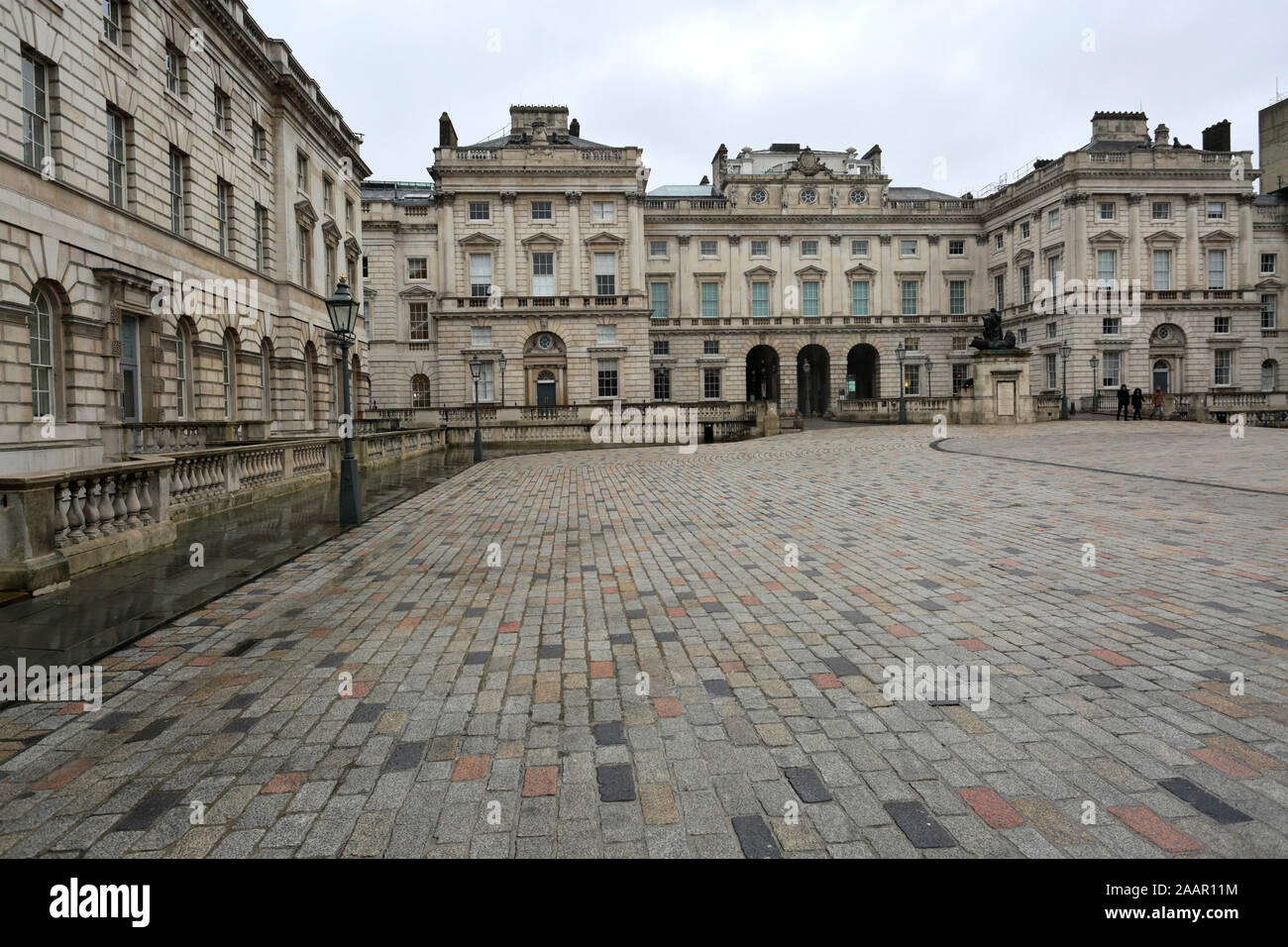 Exterior of Somerset House, the Strand, London City, England Stock ...