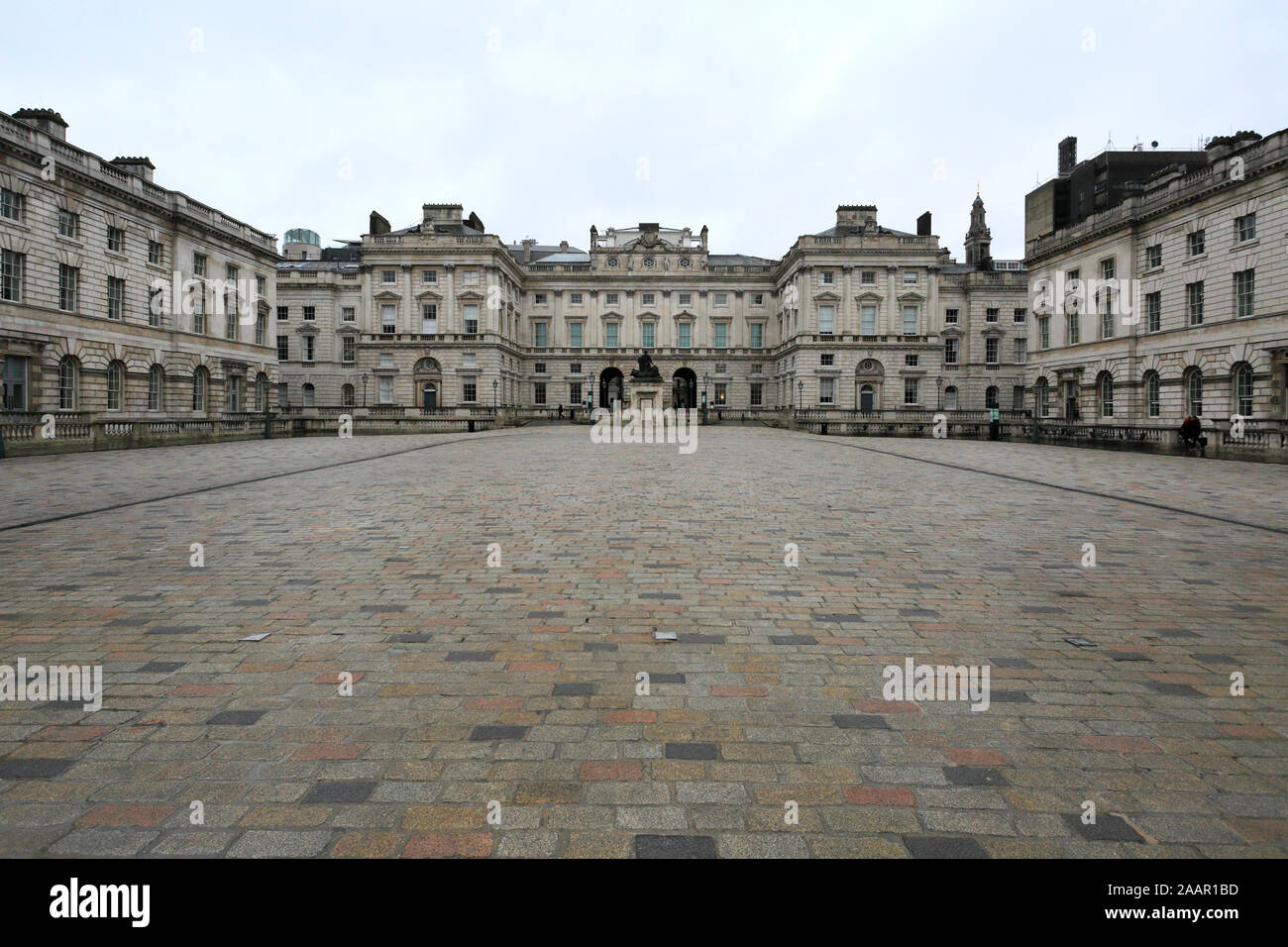Exterior of Somerset House, the Strand, London City, England Stock ...