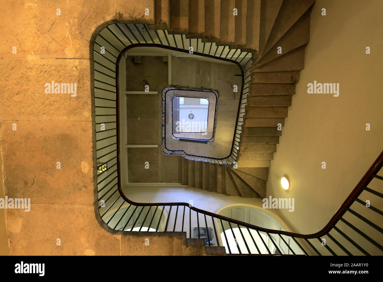 The Stamp Staircase, Somerset House, the Strand, London City, England Stock Photo