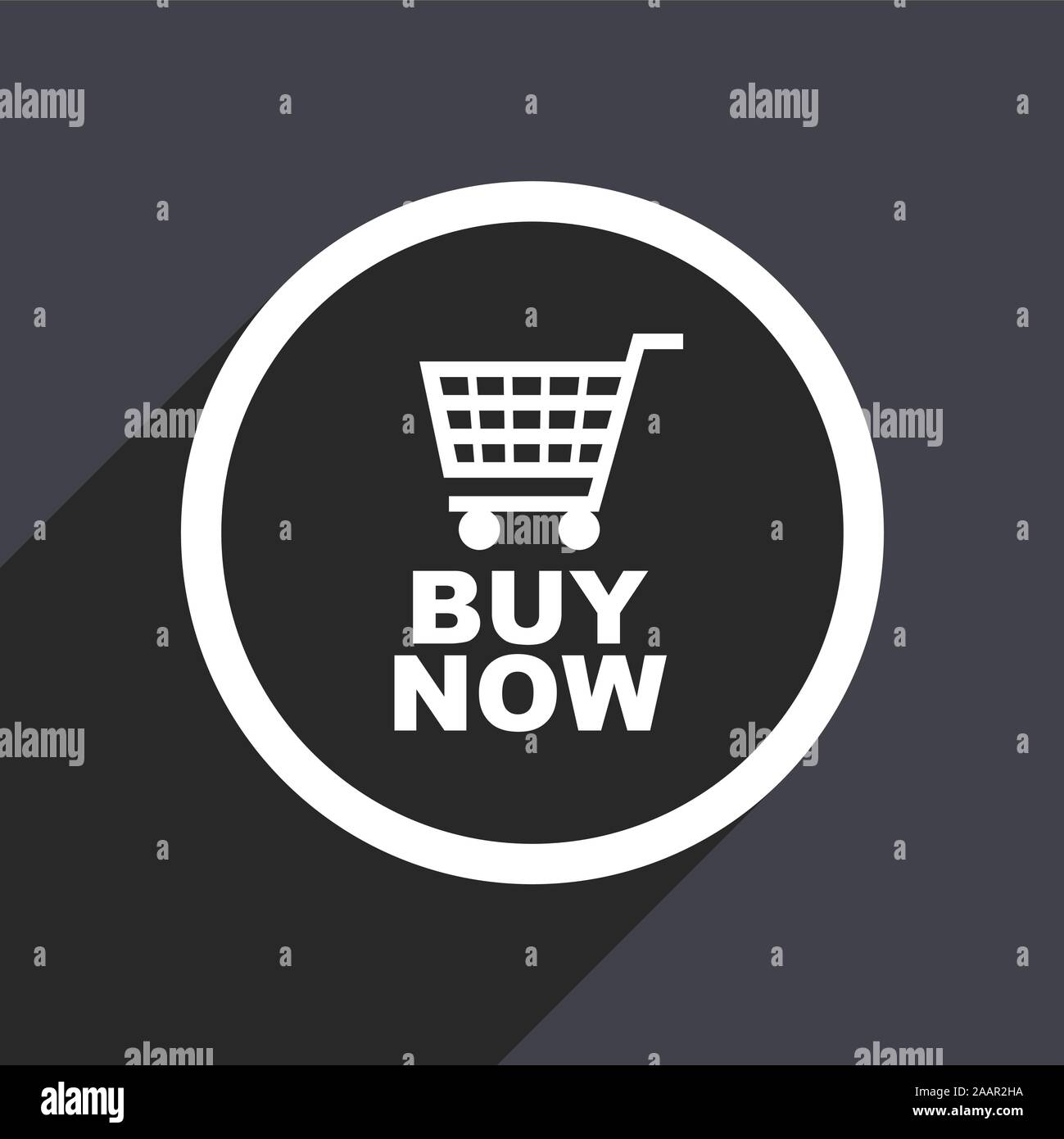 flat design shopping cart vector icon Stock Vector Image & Art - Alamy