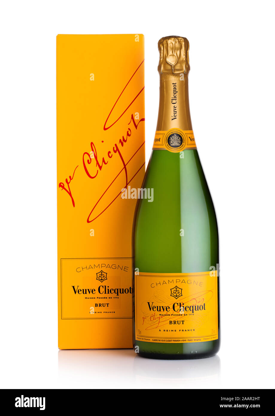 Veuve clicquot champagne label hi-res stock photography and images - Alamy