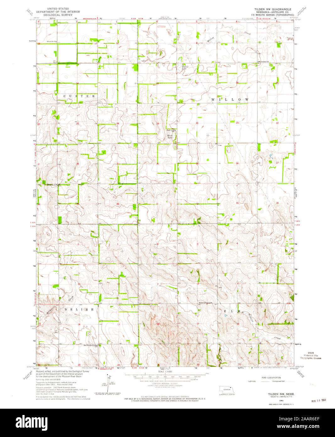 Map of tilden nebraska Cut Out Stock Images & Pictures Alamy