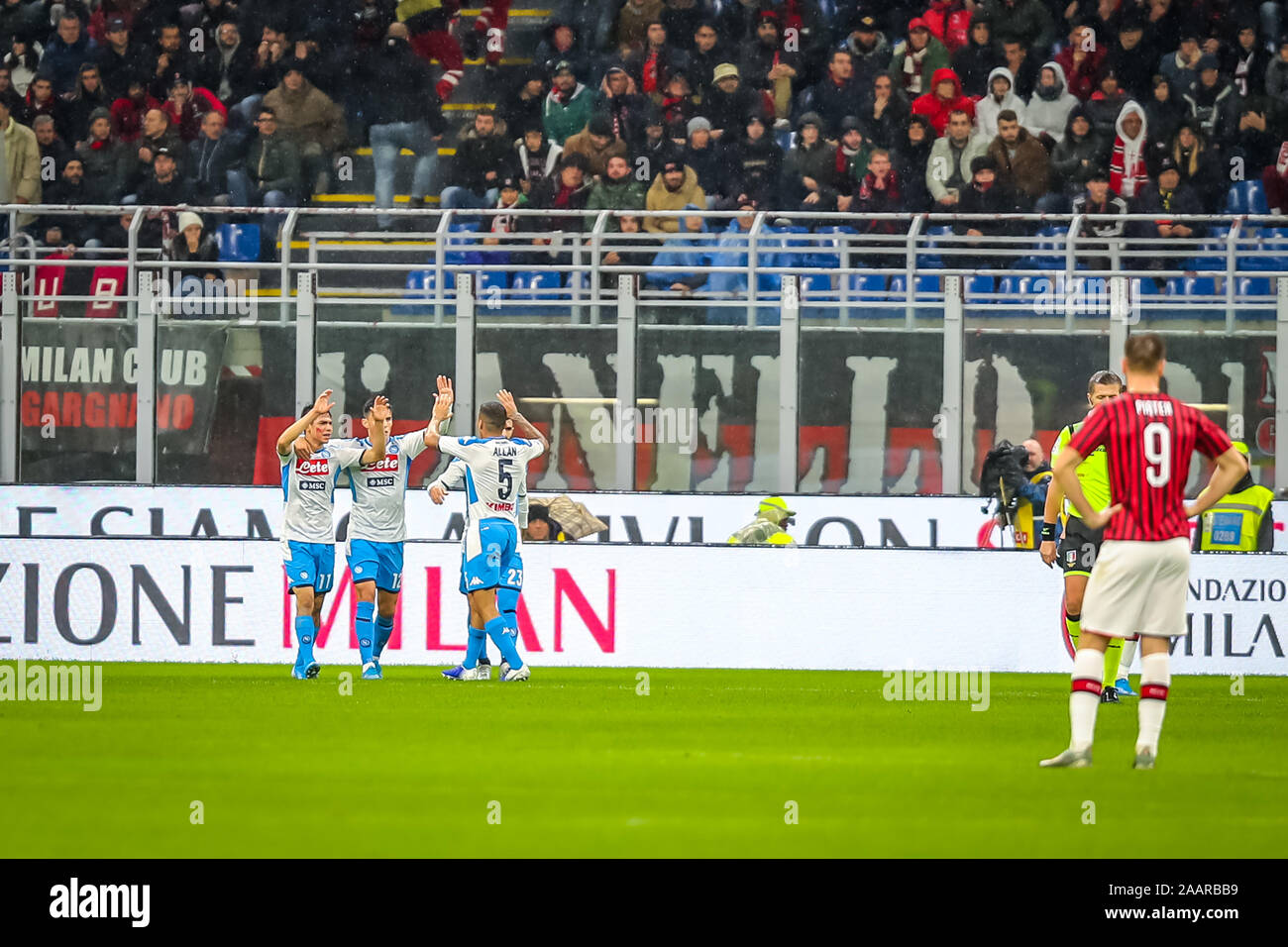 Goal hirving lozano ssc napoli hi-res stock photography and images - Alamy