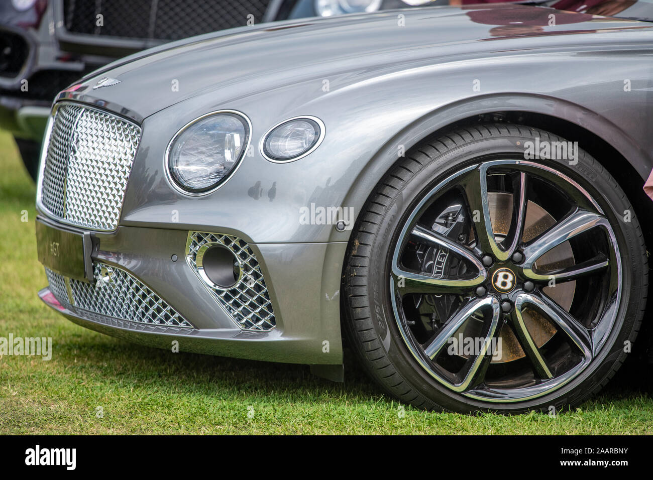 A luxury Bentley on display, Great Yorkshire Show, Harrogate, Yorkshire