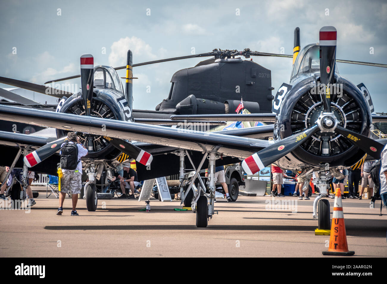 Planes on display Sun nÕ Fun airshow, Lakeland Florida Stock Photo Alamy