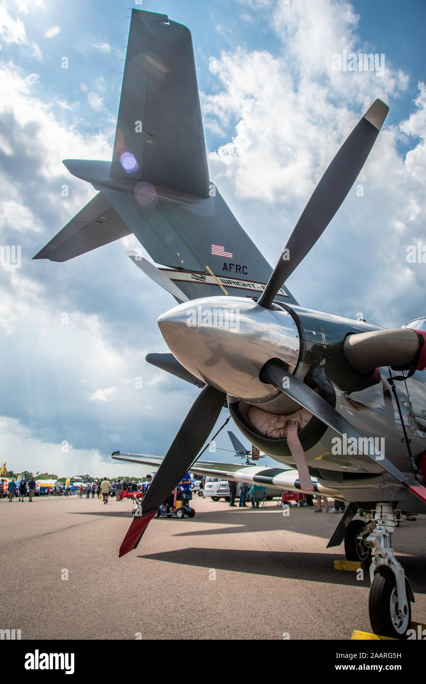Planes on display Sun n’ Fun airshow, Lakeland Florida Stock Photo Alamy