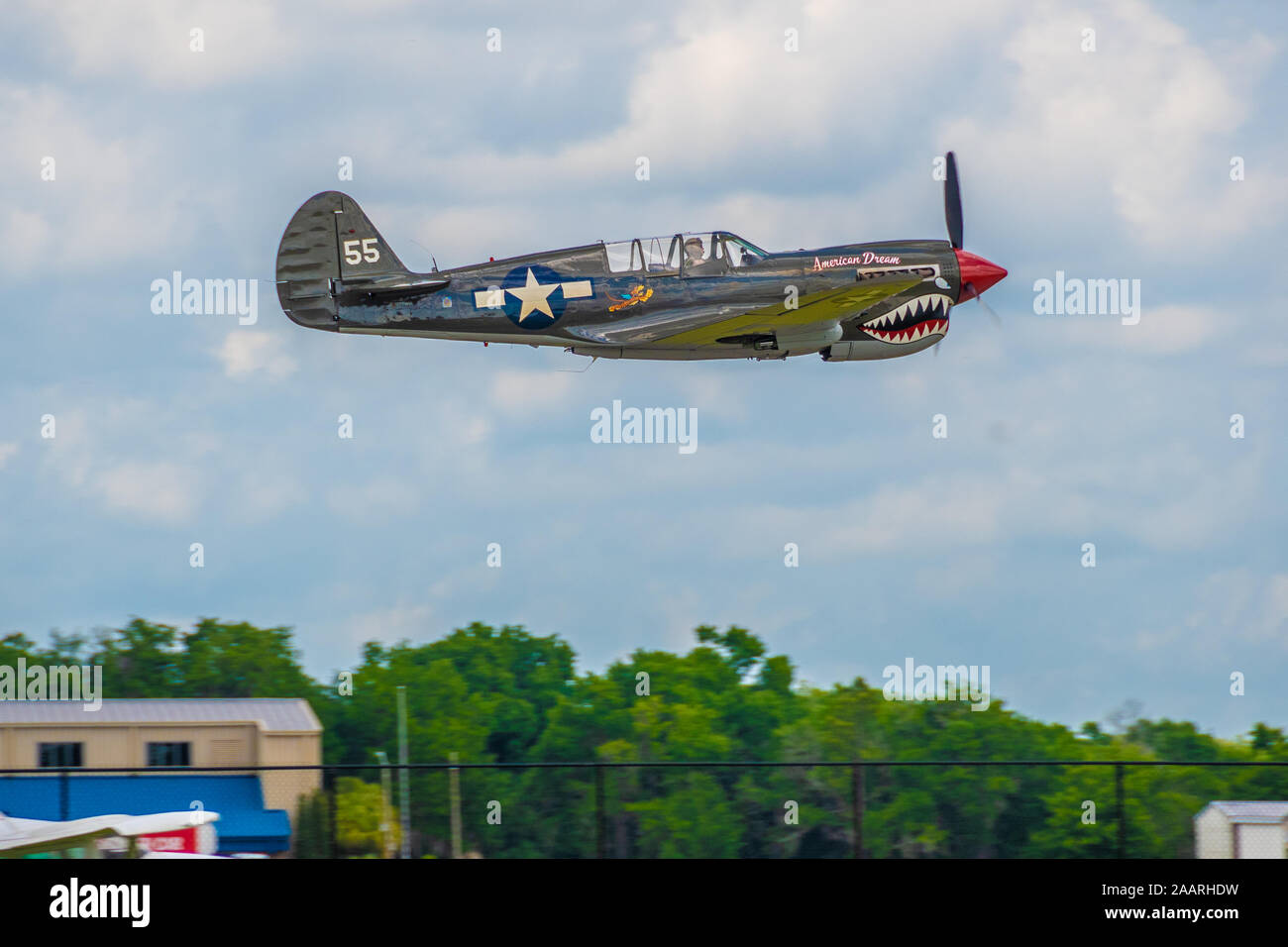 P40 Warhawk Sun n’ Fun airshow, Lakeland Florida Stock Photo Alamy