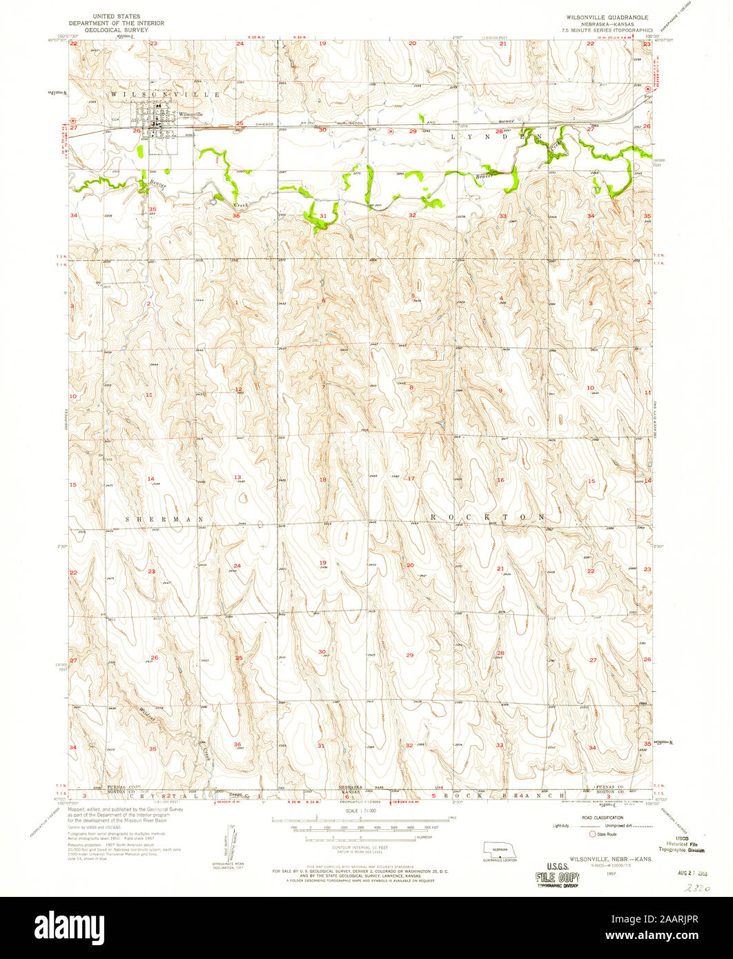 Map of wilsonville nebraska hires stock photography and images Alamy