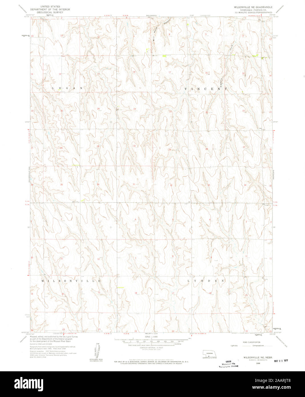 Map of wilsonville nebraska hires stock photography and images Alamy