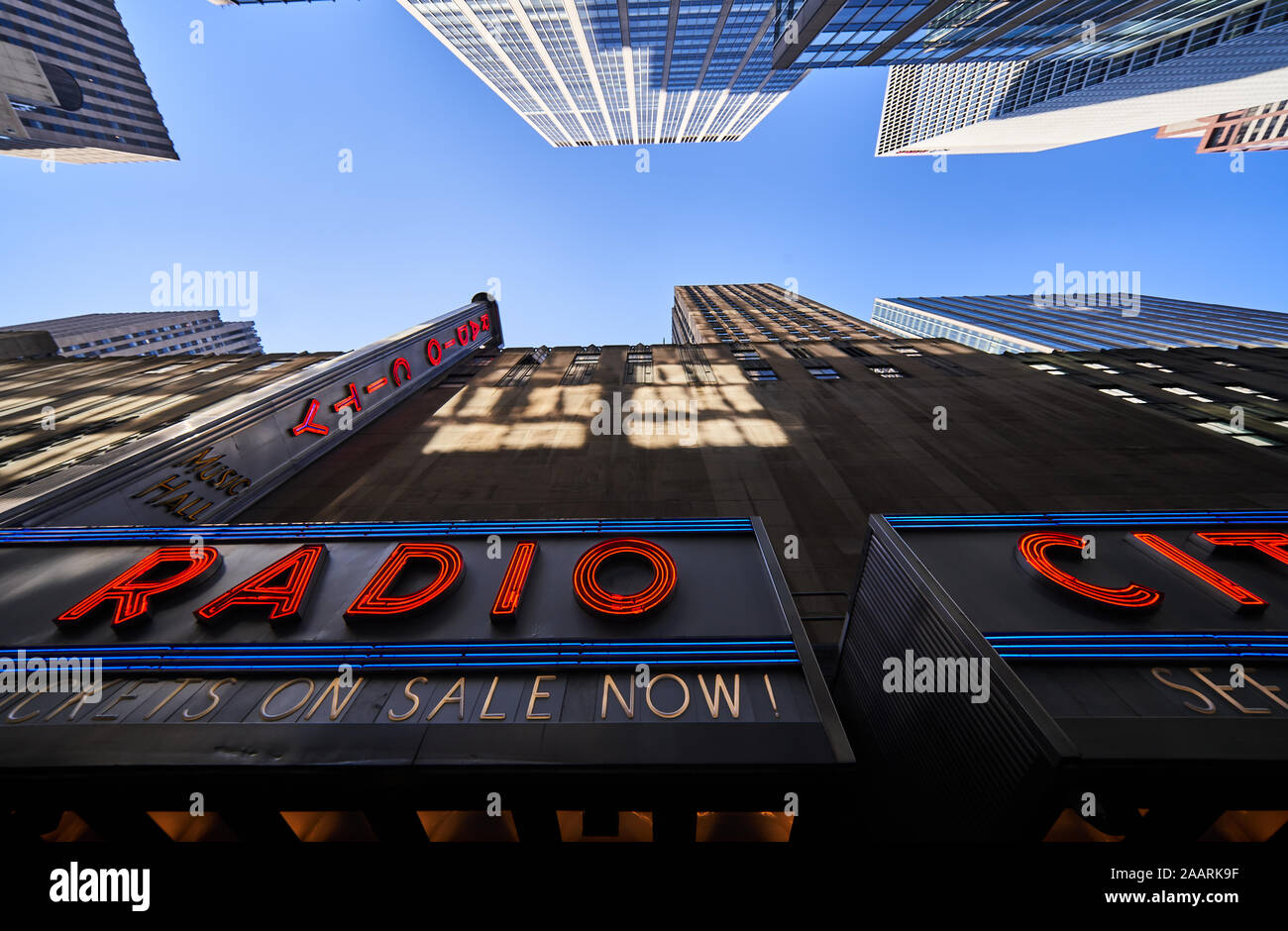 Radio City hall Stock Photo