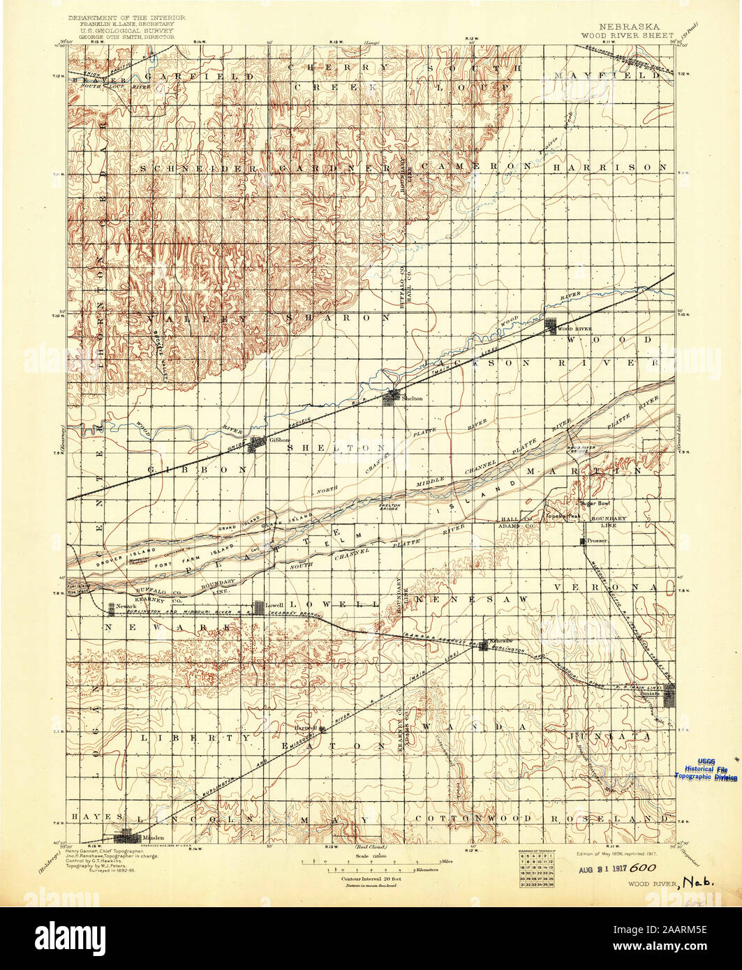 Map of wood river nebraska hires stock photography and images Alamy