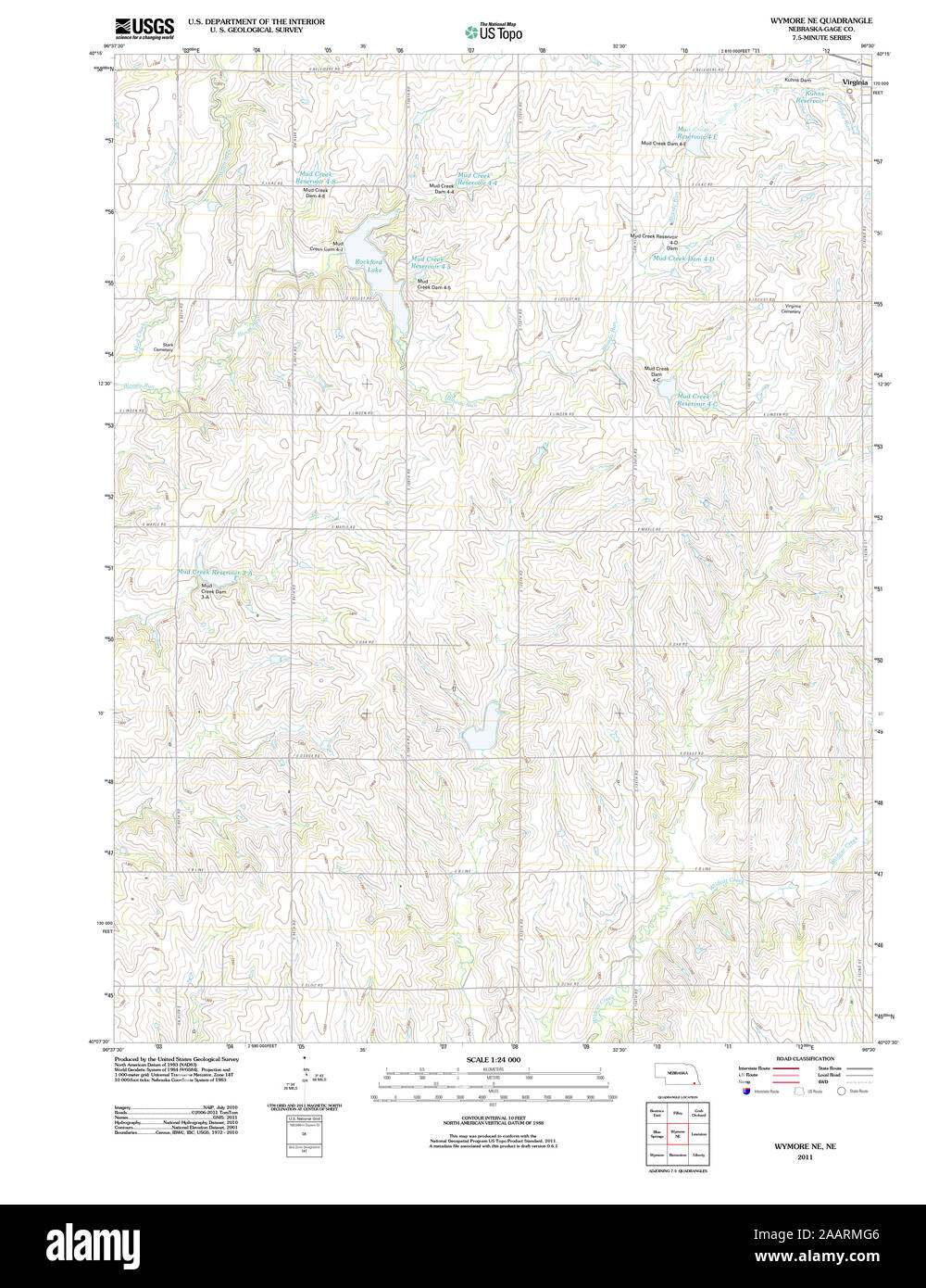 Map of wymore nebraska Cut Out Stock Images & Pictures Alamy