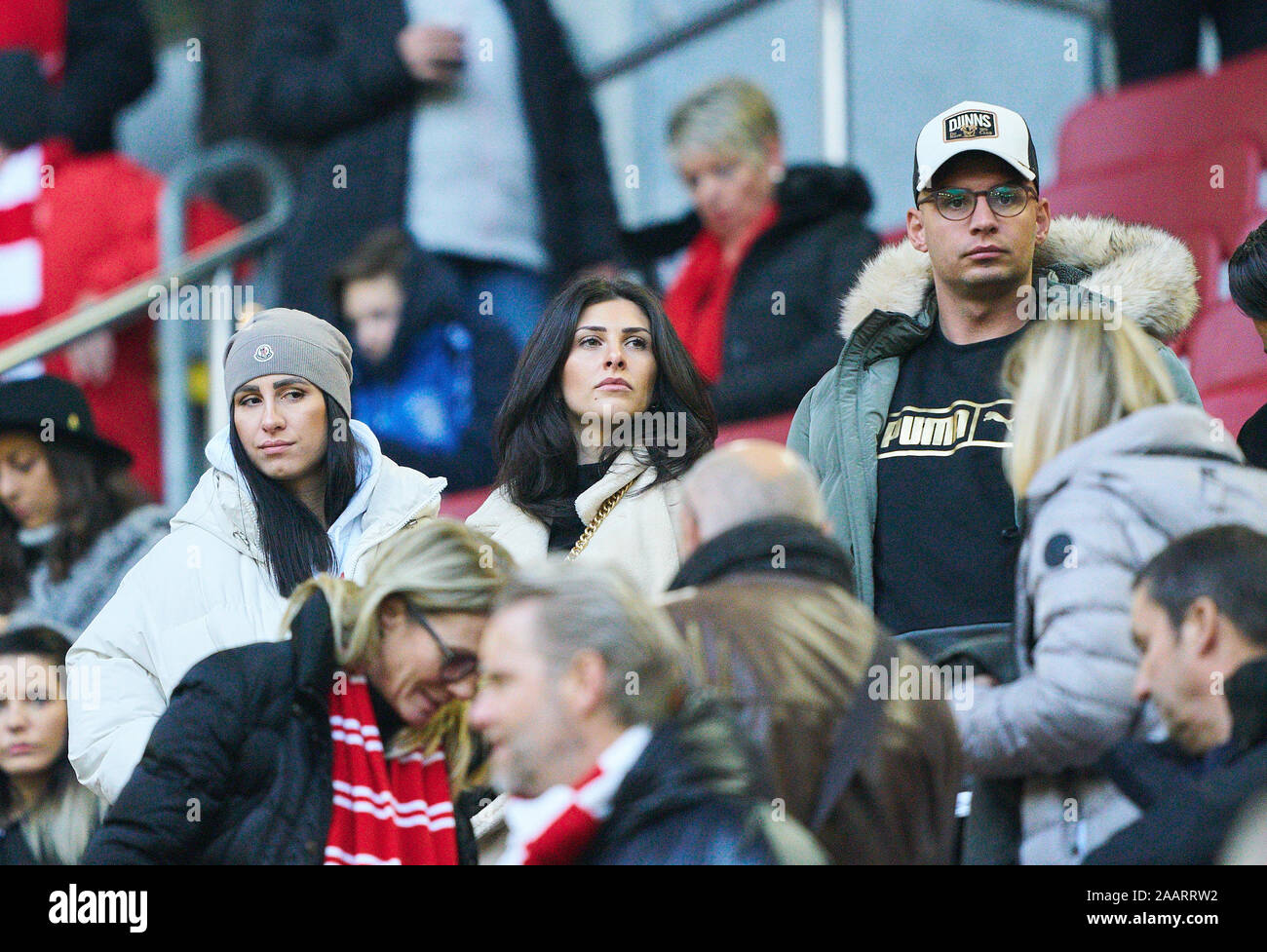 Dusseldorf, Germany. 23rd Nov, 2019. Football Fortuna Düsseldorf-FC Bayern Munich 0-4 , Duesseldorf Nov 23, 2019. german singer Pietro LOMBARDI, winner 2011 DSDS, Deutschland sucht den Superstar FORTUNA DÜSSELDORF - FC BAYERN MUNICH 0-4  - DFL REGULATIONS PROHIBIT ANY USE OF PHOTOGRAPHS as IMAGE SEQUENCES and/or QUASI-VIDEO -  1. Credit: Peter Schatz/Alamy Live News Stock Photo