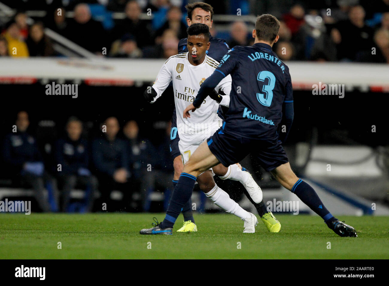 Madrid, Spain. 23rd Nov, 2019. Soccer Of La Liga Match 14 Real Madrid ...