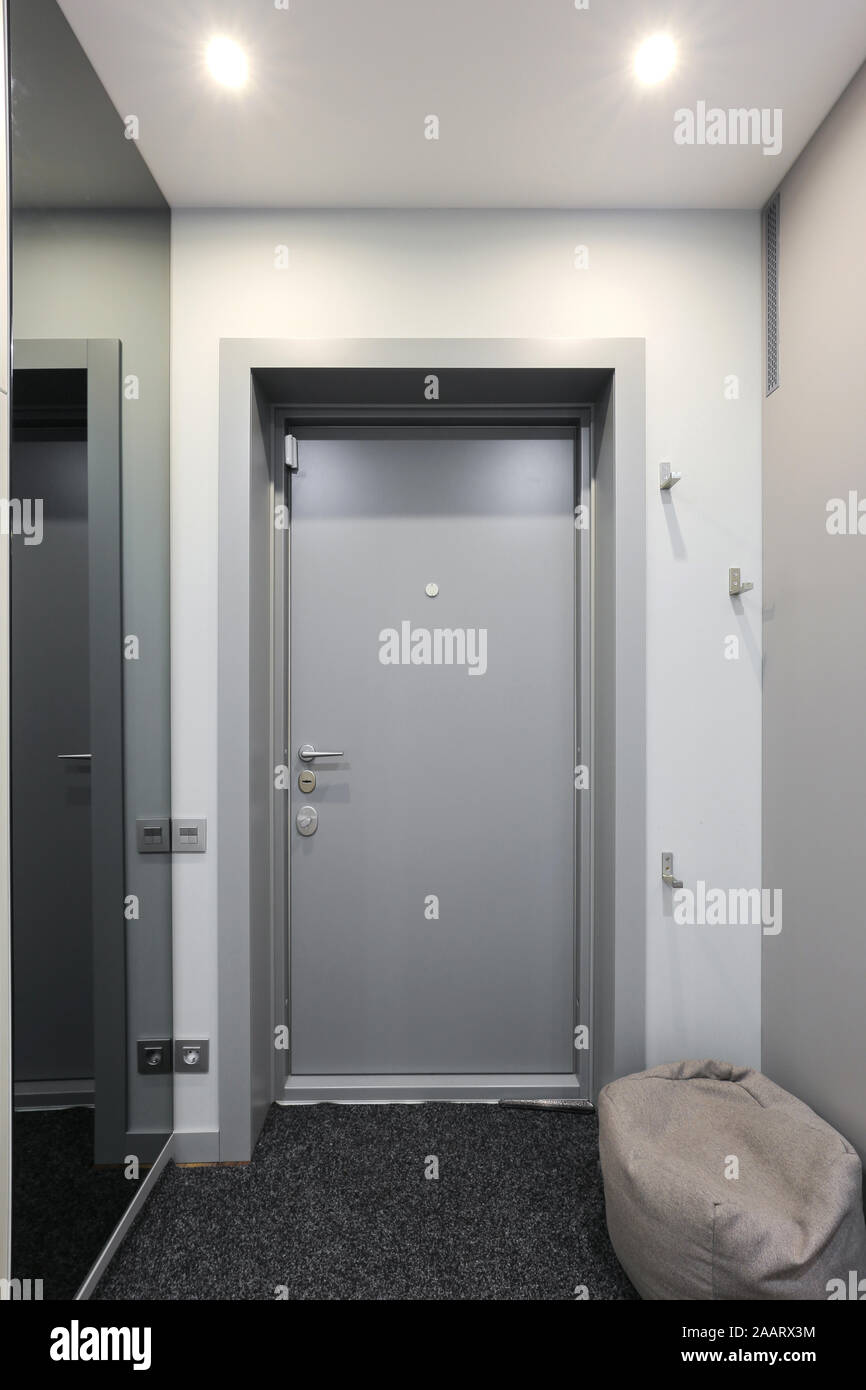 Entry door in the apartment interior Stock Photo Alamy