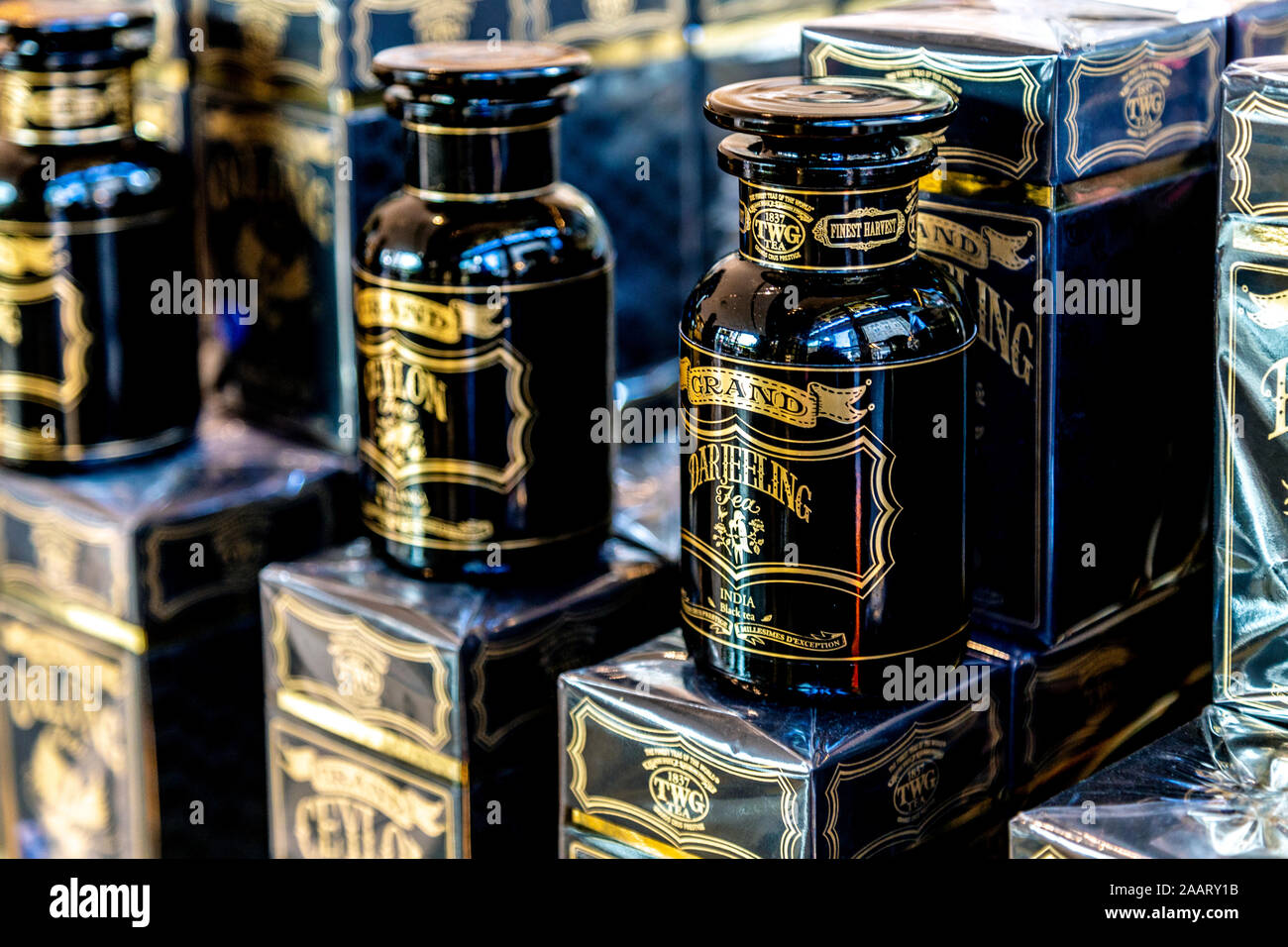 TWG Tea Shop in Leicester Square, London, UK Stock Photo Alamy