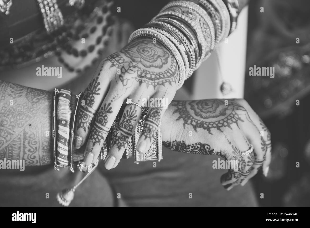 Indian brides Black and White Stock Photos & Images - Alamy