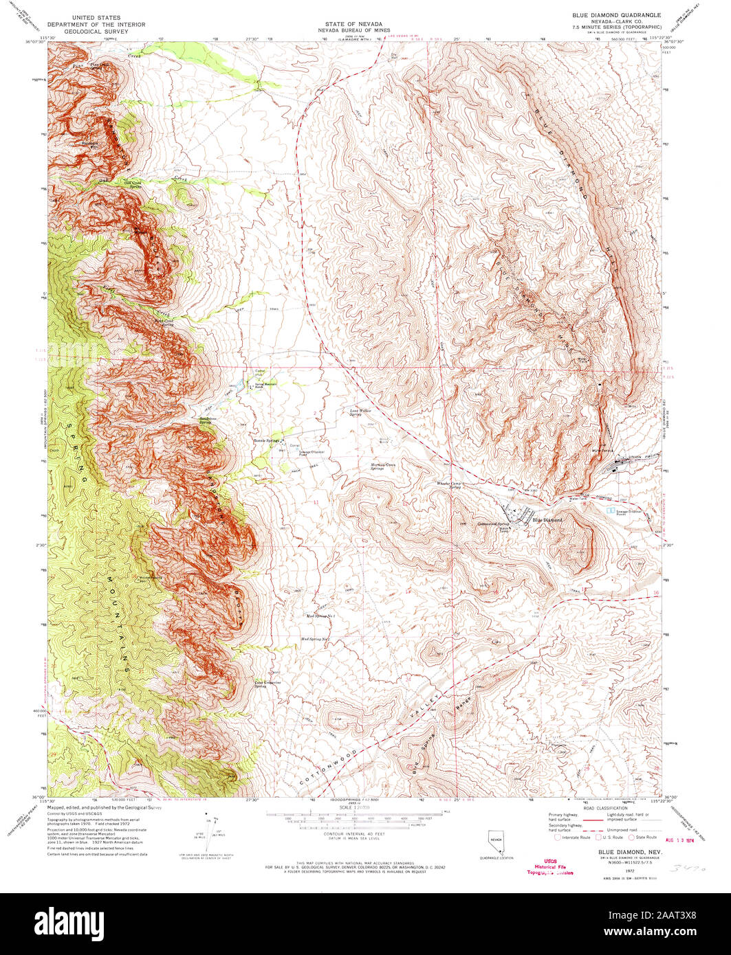 Blue diamond nevada hires stock photography and images Alamy