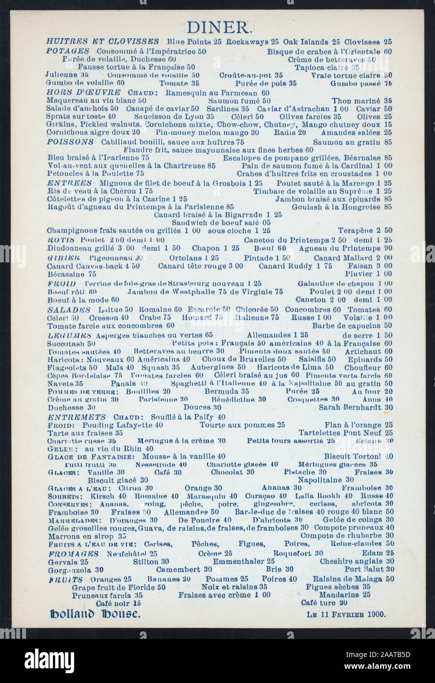 Dinner Diner Held By Holland House At Rest Priced A La Carte Menu In English And French Dinner Diner Held By Holland House At Rest Stock Photo Alamy Dinner Diner Held By Holland House At Rest Priced A La Carte Menu In English And French Dinner Diner Held By Holland House At Rest Stock Photo Alamy