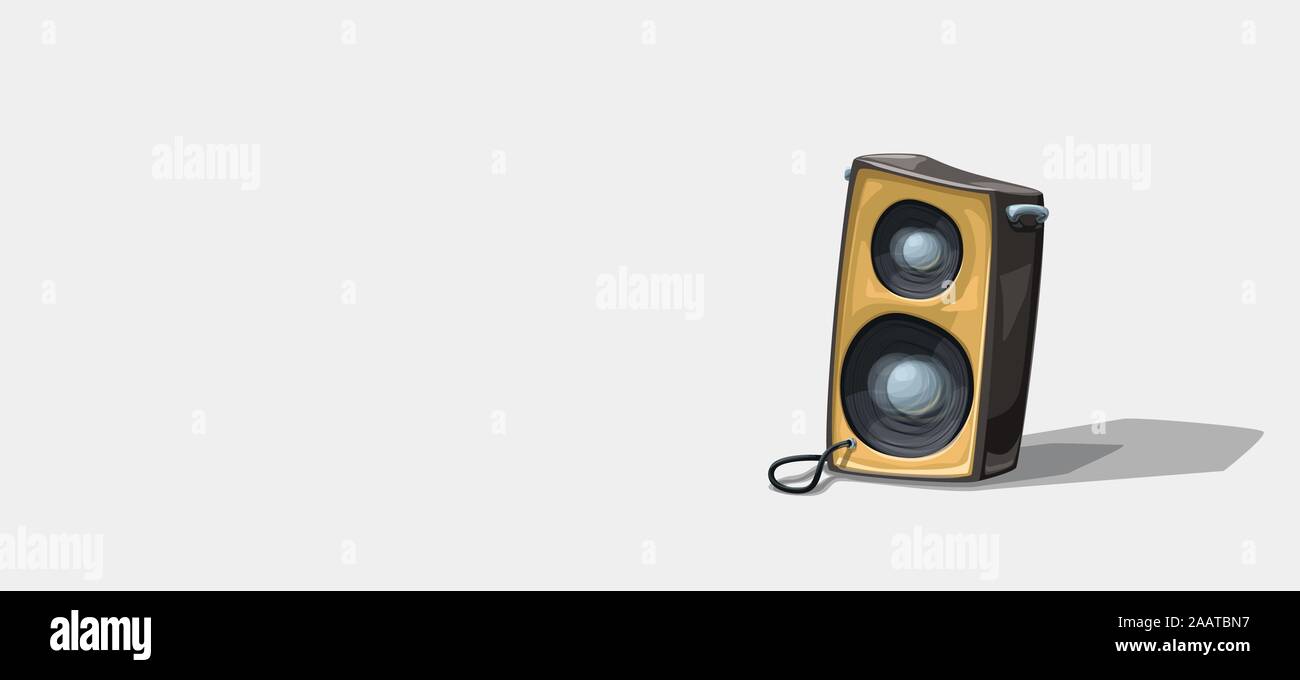 cartoon speaker on wide background stock vector image art alamy https www alamy com cartoon speaker on wide background image333679619 html
