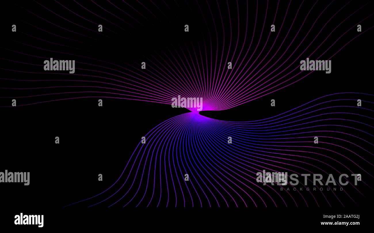 abstract vector background. line pattern with blue pink gradient ...