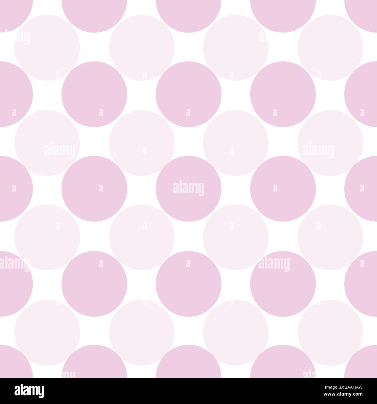 Pink Polka Dots, Abstract background, vector repeat surface pattern, geometric Stock Vector
