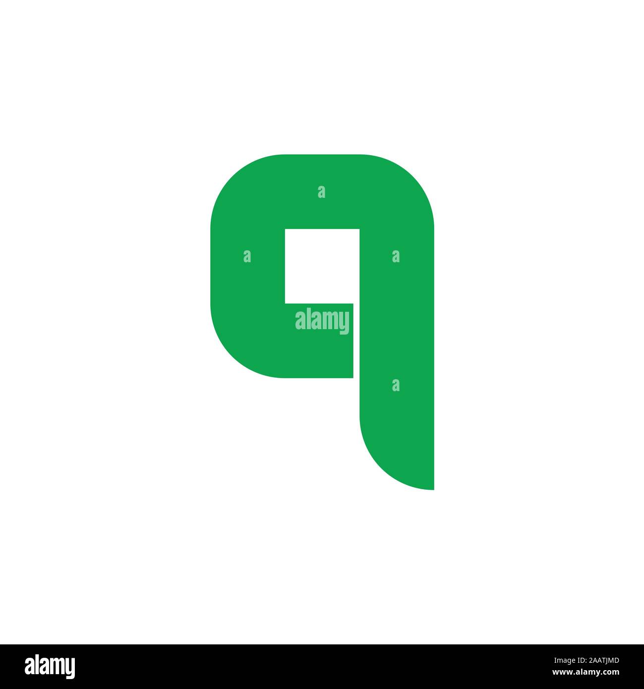 letter q square simple geometric logo vector Stock Vector Image & Art ...