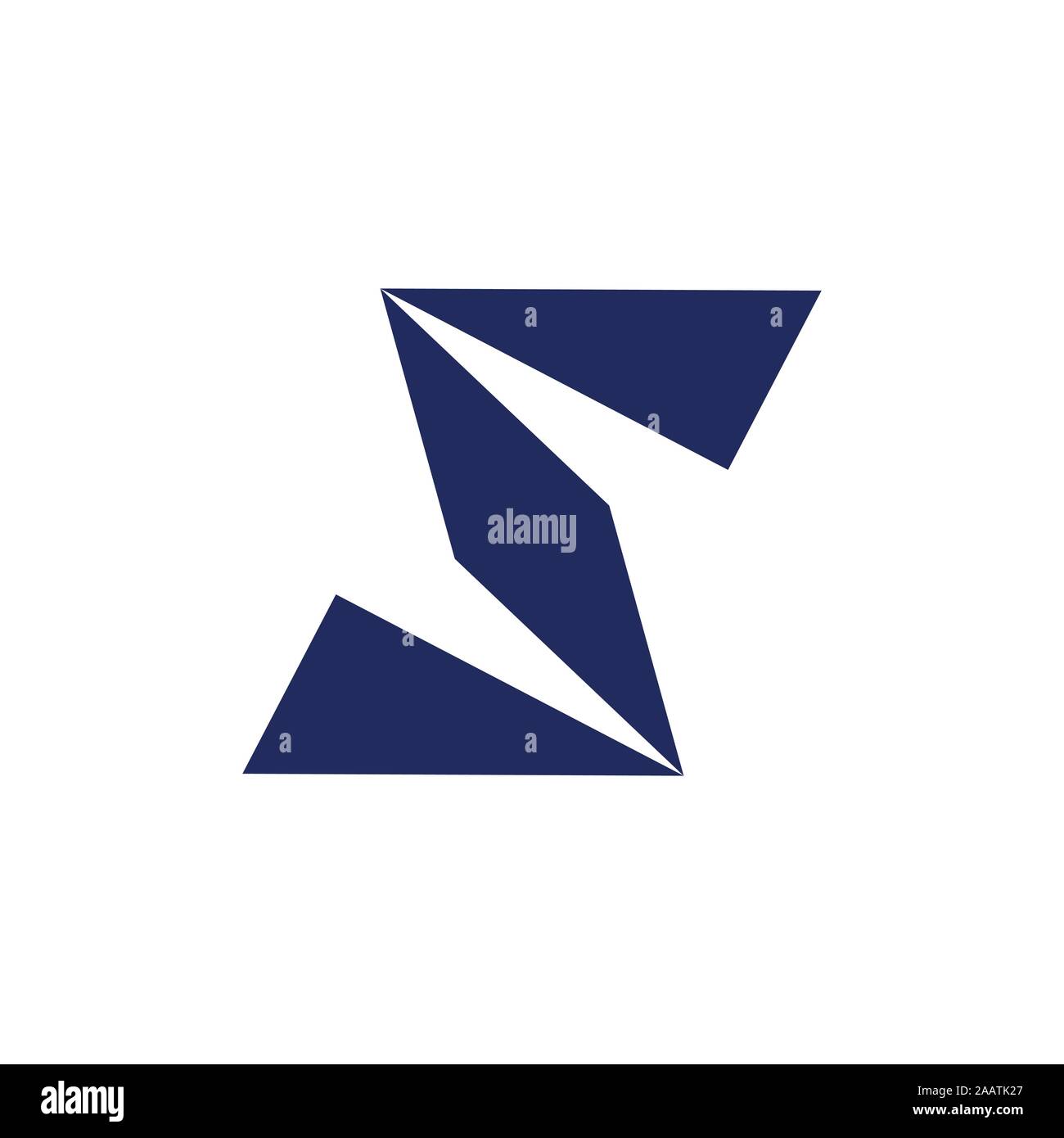 letter s arrow geometric logo vector Stock Vector Image & Art - Alamy