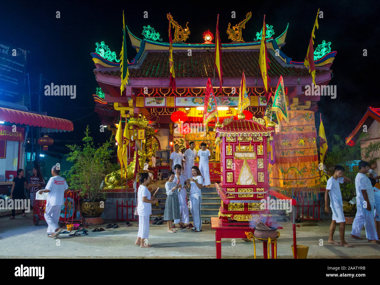 Temple festival thailand belief hi-res stock photography and images - Alamy
