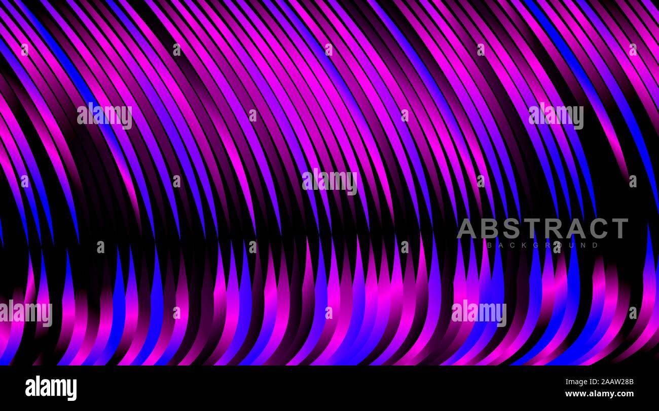 abstract vector background. wavy line patterns with blue and pink ...